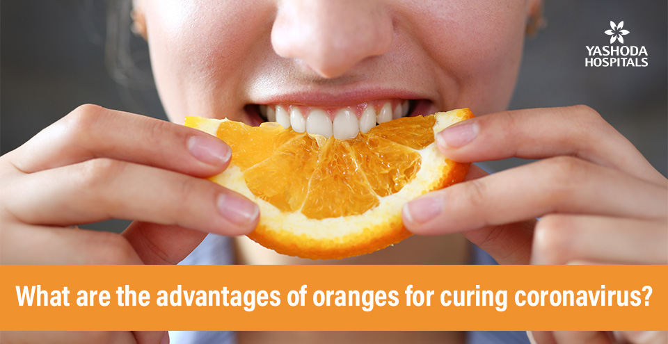 What are the advantages of oranges for curing coronavirus?